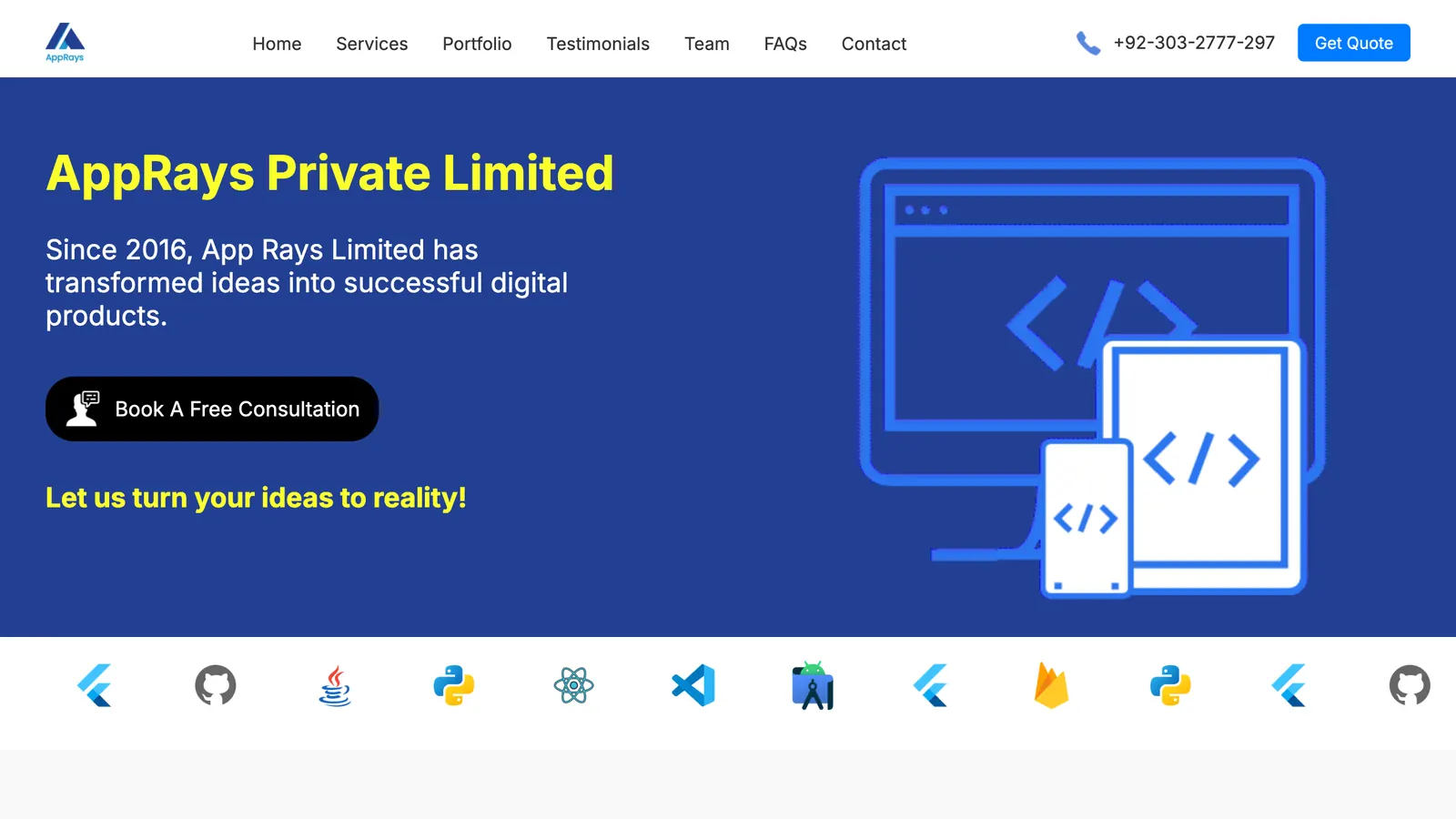 AppRays Company Website